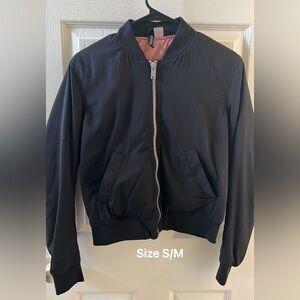 Men's Black Bomber Jacket